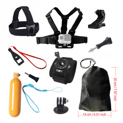Floating grip Accessories kit for Gopro hero 5 Chest Head Wrist Mount Strap Hand bobber For Go pro SJCAM SJ4000 Action Camera 5