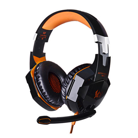Gaming Headphone casque Kotion EACH G2000 Best Computer Stereo Deep Bass Game Earphone Headset with Mic LED Light for PC Gamer