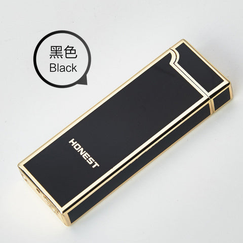 HONEST brand Metal shake electric arc ignition lighter.Pulse windproof Men's cigarette USB charging  hot electronic gadgets