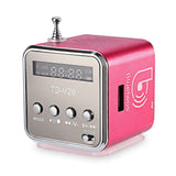 Newest TD-V26 Mini Speaker Portable Digital LCD Sound Micro SD/TF FM Radio Music Stereo Loudspeaker for Laptop Mobile Phone MP3