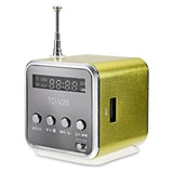 Newest TD-V26 Mini Speaker Portable Digital LCD Sound Micro SD/TF FM Radio Music Stereo Loudspeaker for Laptop Mobile Phone MP3