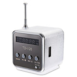 Newest TD-V26 Mini Speaker Portable Digital LCD Sound Micro SD/TF FM Radio Music Stereo Loudspeaker for Laptop Mobile Phone MP3
