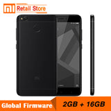 Original Xiaomi Redmi 4X 2GB RAM 16GB ROM Mobile Phone 4 X Snapdragon 435 Octa Core CPU 5.0" HD 13MP Camera 4100mAh Smartphone