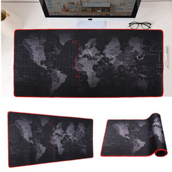 600x300/700x300/800x300/900x400mm World Map Locking Edge Mouse Pad Gamer Large Size Computer Keyboard Mat Table Gaming Mousepad