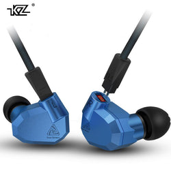 Original KZ ZS5 2DD+2BA Hybrid In Ear Earphone HIFI DJ Monito Running Sport KZ ZST Earphones Earplug Headset Earbud Two Colors