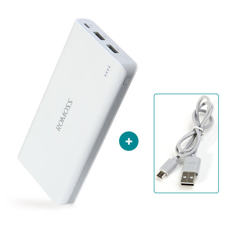 ROMOSS Sense 6 20000mAh External Battery Pack Portable Charger Mobile Power Bank Power Supply Station for Phones Tablet PCs