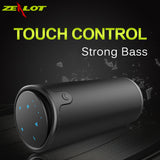 Zealot S8 Portable Wireless Bluetooth Speaker Touch Control Sport Bicycle HiFi Stereo Column Subwoofer Support TF Card AUX